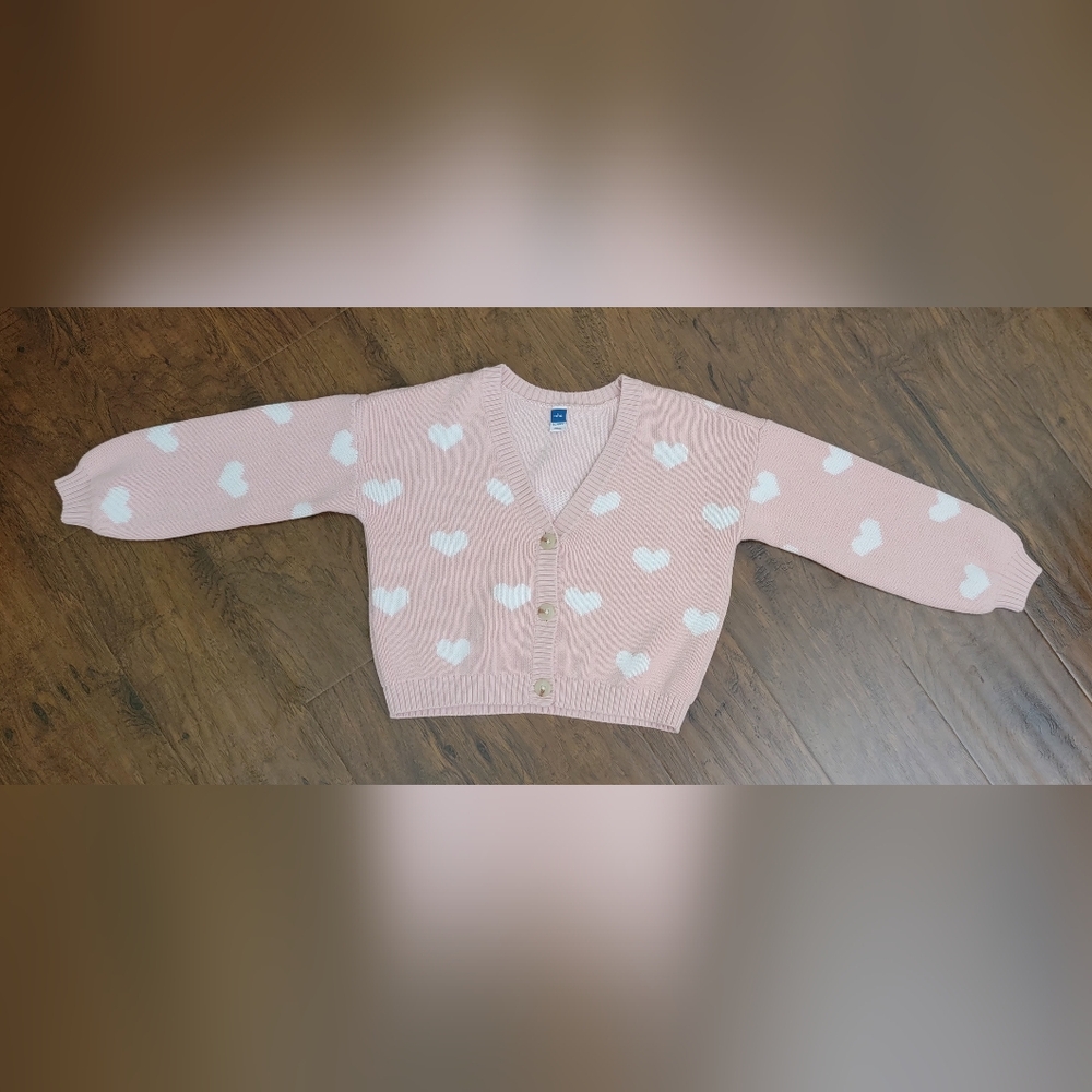 Chunky Knit Cardigan L 10-12